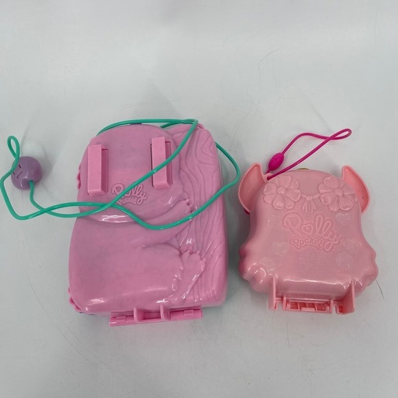 Polly Pocket Lot Koala Adventures Purse and Llama Music Party Compact Toys - Picture 7 of 10